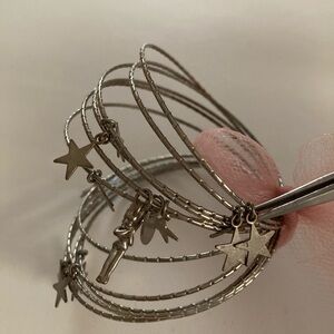 Disney Silvertone Bangle Charm Bracelets Disney